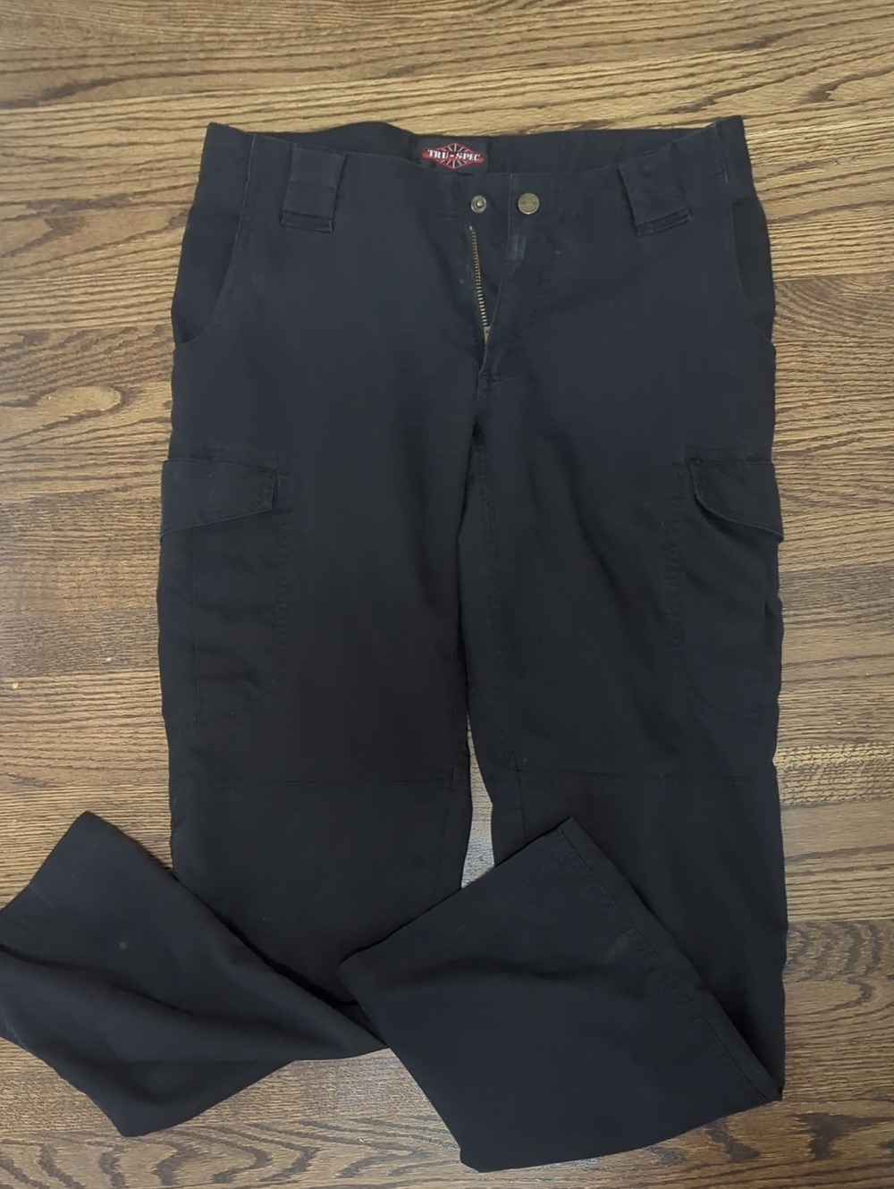 Black Cargo Pants with Utility Pockets